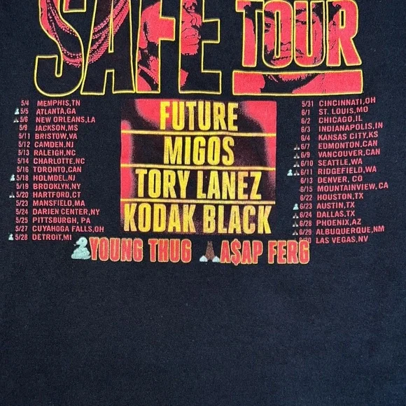 FUTURE- Nobody Safe Tour Concert T- Shirt Adult Small - Picture 4 of 4